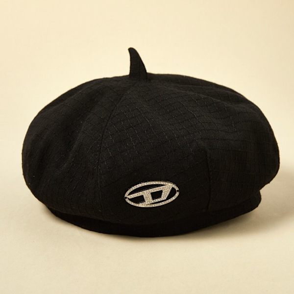 Baret Hatte Fransk Kasket SORT black