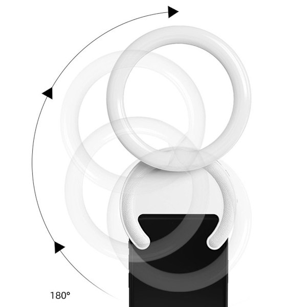 Ring Fyld Lys Telefon Lys SORT Black