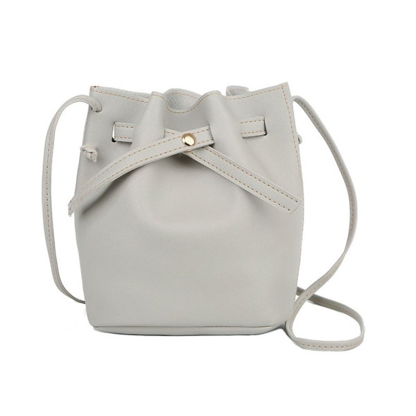 Bucket Bag Modetaske LYS GRÅ LYS GRÅ Light Gray