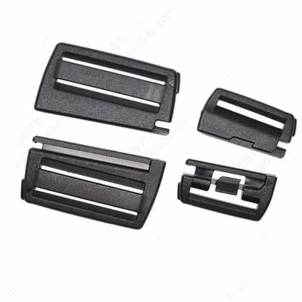 2 stk Webbing strop spænde skyder fastener 3 3 3