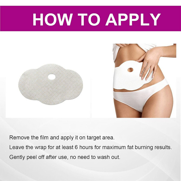 Maglyftslapp Gå ner i vikt Stickers Belly Shaper
