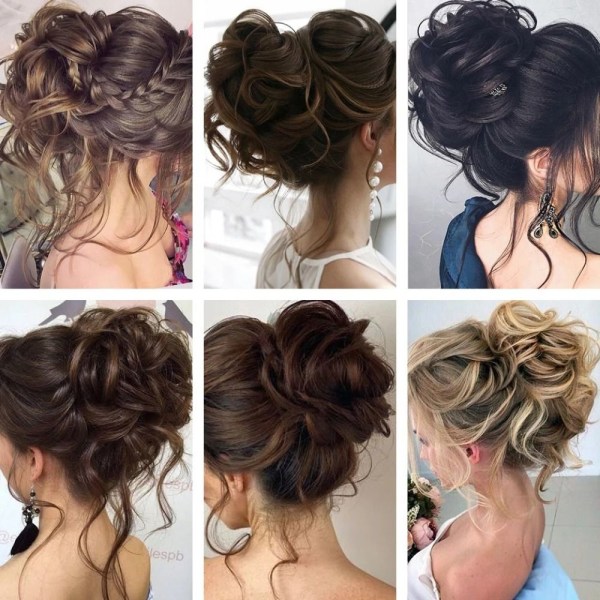 Hiusnumpu synteettinen Chignon 4 4 4