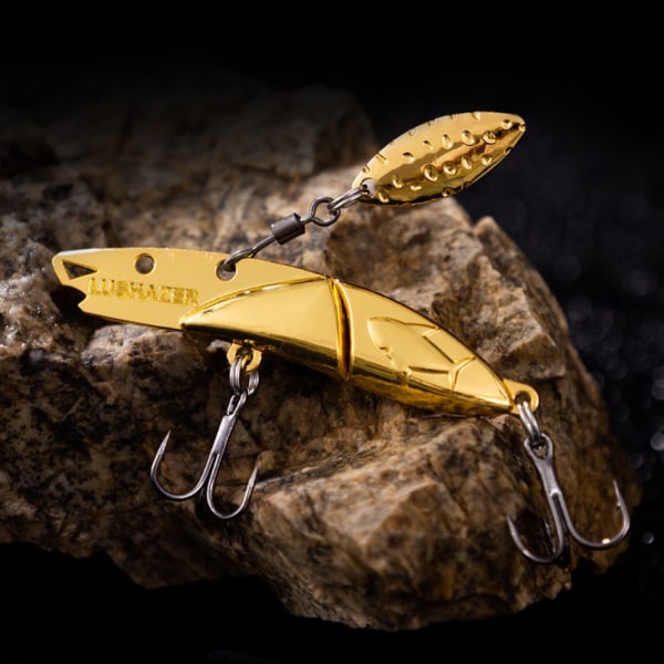 2kpl Metal VIB Blade Lure VIB Kalastusuistimet GOLD 20G Gold 20g