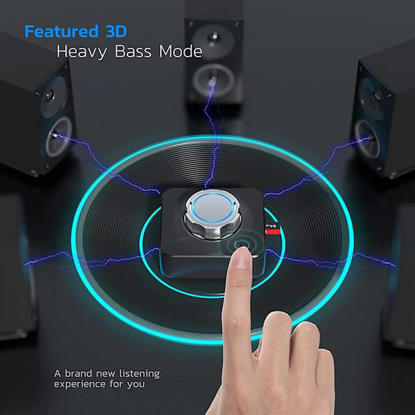 Bluetooth 5.0 Audio Receiver Trådlös musikadapter