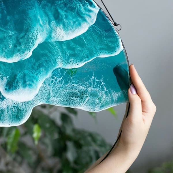 Wave Pendant Ocean Wall Hanging C C C