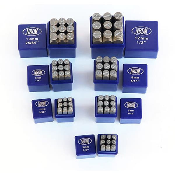 Nummer Stempel Lær Trykk 6MM 6mm