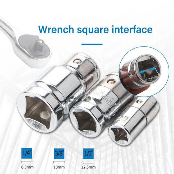 Ratchet Sokkel Adapter Sokkel Hex Bit Adapter 1/2-8MM02 02 1/2-8mm02