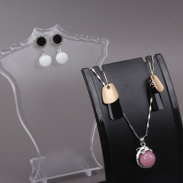 Halskjede Displaystativ Smykkeholder TRANSPARENT A A transparent A-A