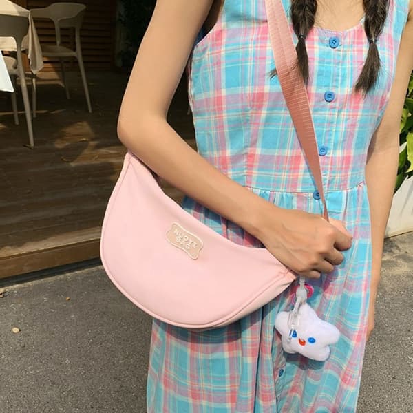 Dumpling Bag Messenger Bag RØD red