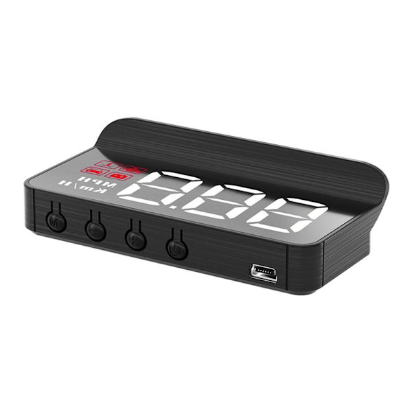 Bil GPS HUD HUD Projektor Display Digital Speedometer Black