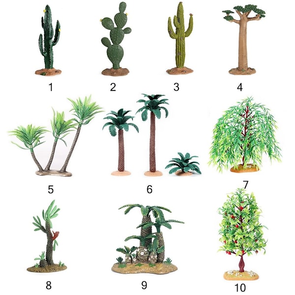 Artificial Cactus Models Miniature Fruit Tree 10 10 10