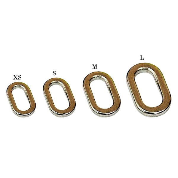 50stk Fiskelokkekobling Fiske Solid Ring XS XS