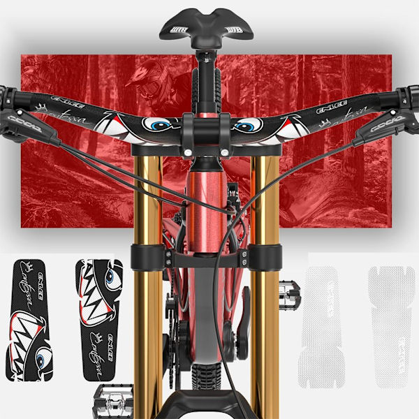 Skyddsdekal för cykelstyre Cykelvevdekaler handlebar 3