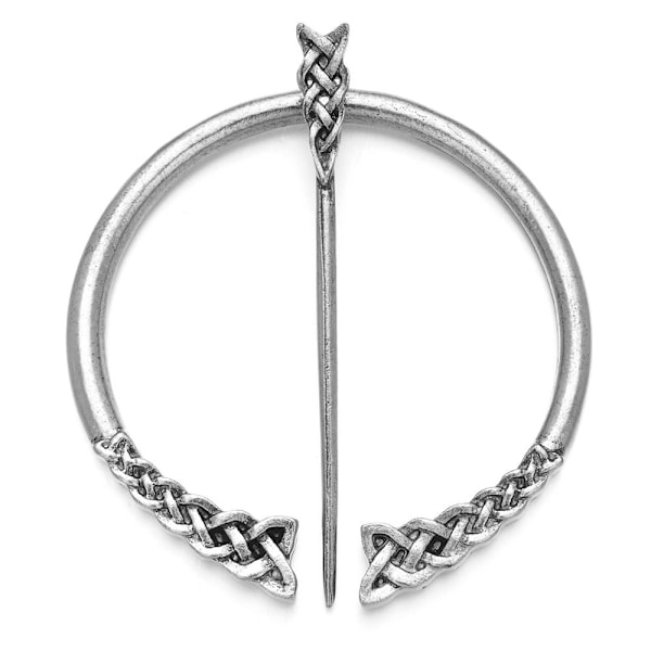 Viking Brosch Scarf Brosch SILVER STYLE-3 STYLE-3 Silver Style-3-Style-3