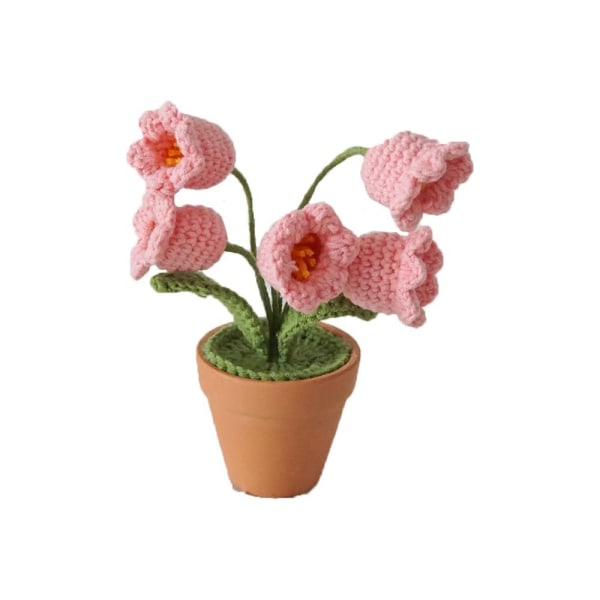 Bell Orchid Simulert Grønn Plant ROSA pink