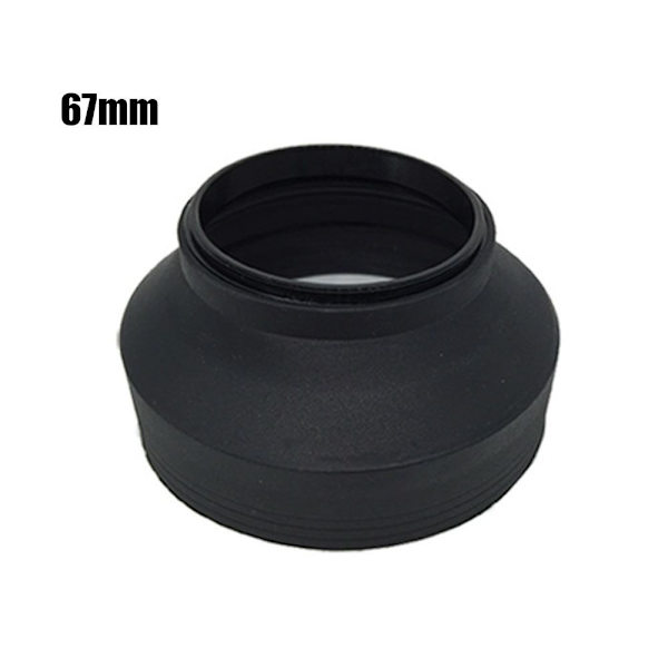 Kierretty cover 67mm 67mm häikäisyä estävä suojus 67mm