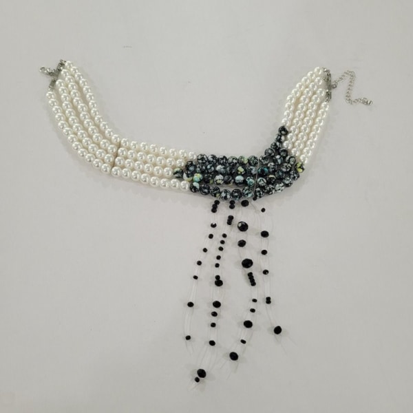 Halloween Blood Pearl Necklace Flerlagershalsband STYLE 2 Style 2