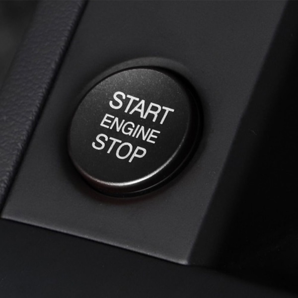 Startknapp-klistremerker Nøkkelring Deksel SORT STARTPLATE Black Starter patch-Starter patch