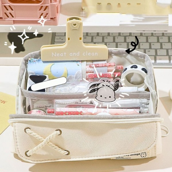 Pen Bag Penalhus BEIGE Beige