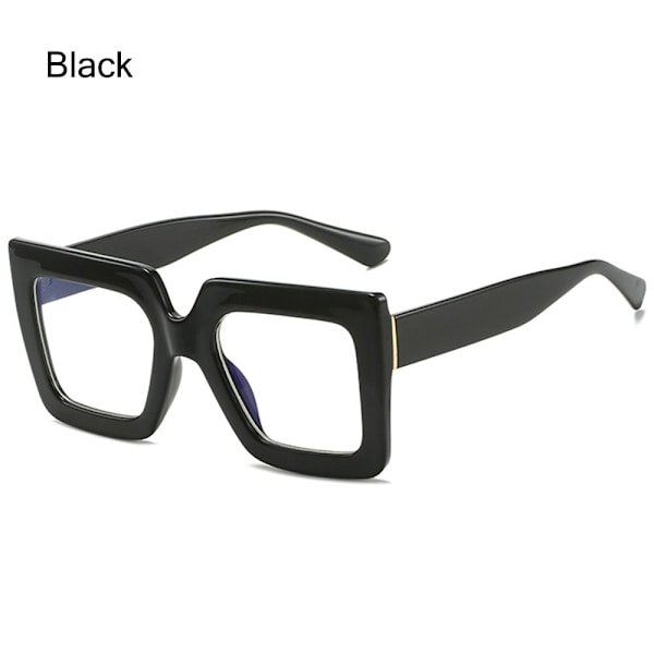 Blå Lys Briller Store Svarte Briller SORT SORT Black