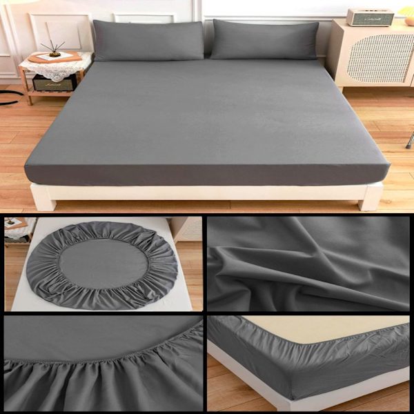 King Size Sheet Laden SORT Black