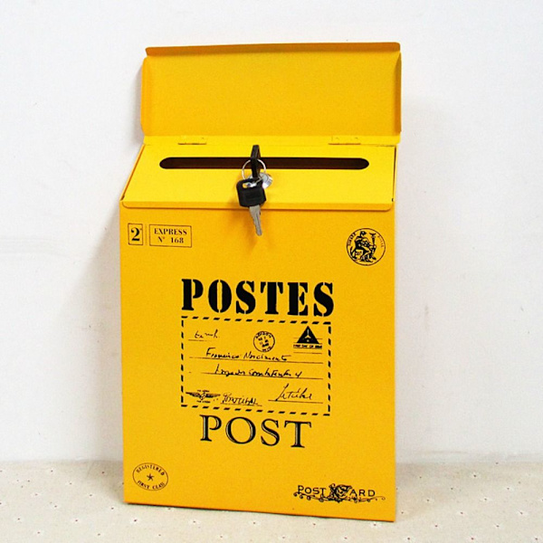 Postkasse Brev Opbevaringskasse H H H