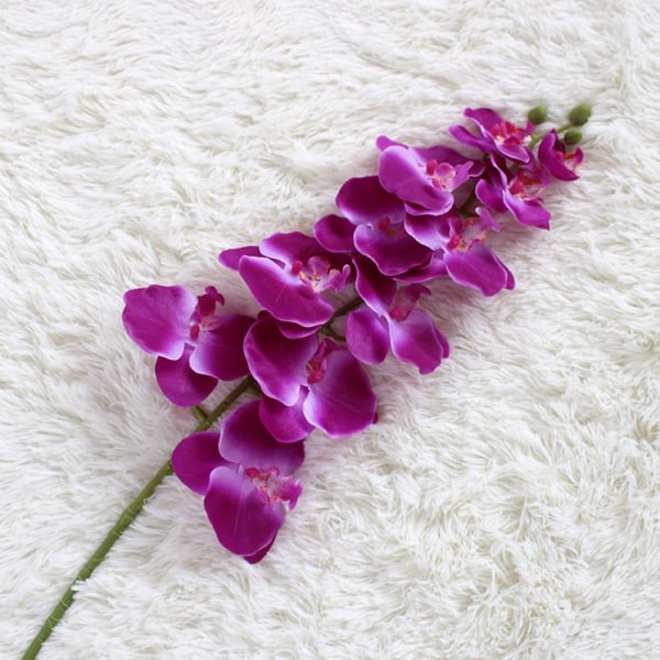 Sommerfugl Orkide Kunstig Blomst MØRK LILLA Dark purple