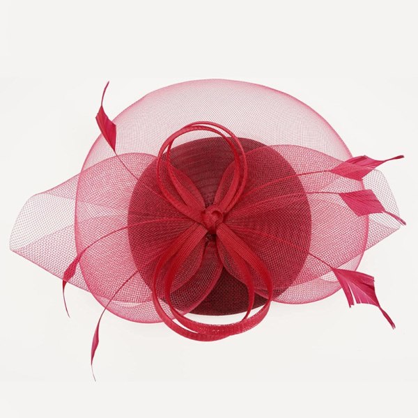 Pillbox-hatut mesh PUNAINEN red