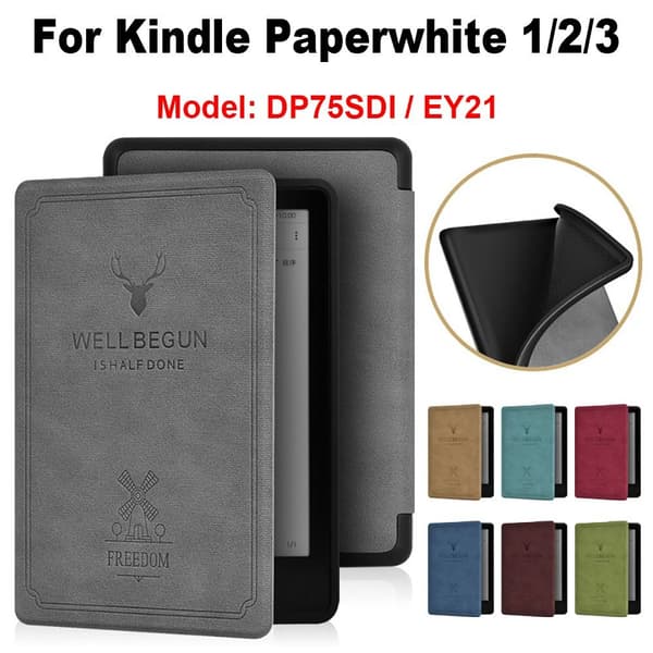 6-tommers E-Reader Smart Case DP75SDI Beskyttende skall KAFFE Coffee