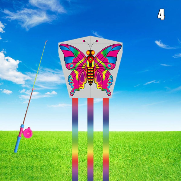 Butterfly Cartoon Kite 50Meters Kite 4 4 4