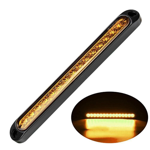 Stopp Bakre bakre bromsljus LED-indikatorlampa GUL Yellow