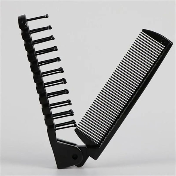 4stk Foldende lommekamme Hårkam SORT 4STK 4STK black 4pcs-4pcs