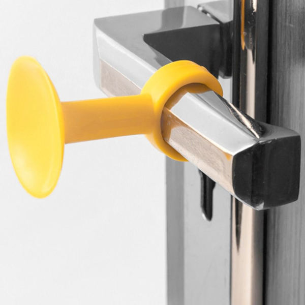 4stk Dørstopper Dørhåndtak 4STK ORANSJE 4STK ORANSJE 4pcs orange