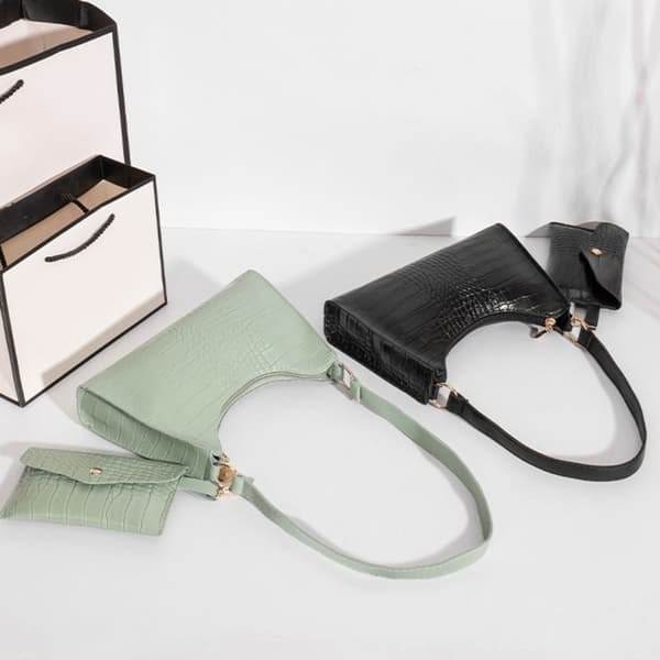 Muleposer Underarm Håndtaske SORT black