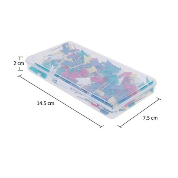 Push Pins Thumb Tacks Flag Map