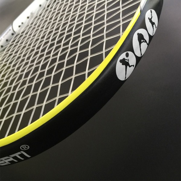 Tennisracket Beskyttende Tape Racquet Hodebeskyttelse-klistremerke SVART black