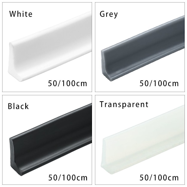 Vattenstopp Vattenhållarremsa SVART 100CM Black 100cm