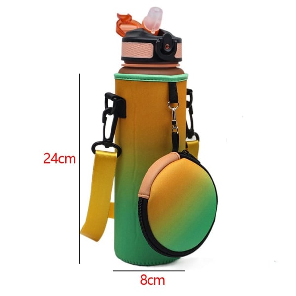 Förvaringsväska för vattenflaska ORANGE&GRÖN orange&green