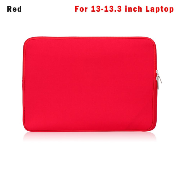 Laptoptaske Sleeve Laptoptaske Cover RØD TIL 13-13,3 TOMMER red For 13-13.3 inch