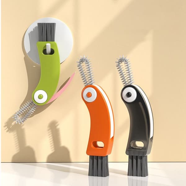 Flaskekopplokk Brush Cleaner Tools GRÅ grey