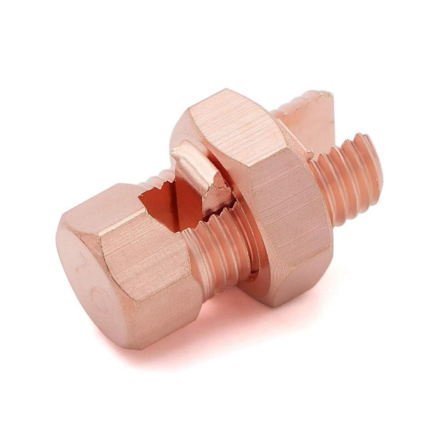4 Stk Split Bolt Connector Kobber