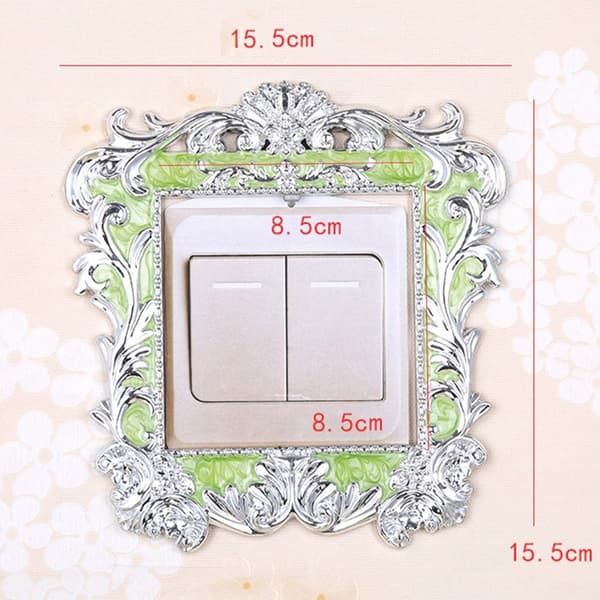 Enkelljusbrytare Cover Socket Surroundram ROSA pink