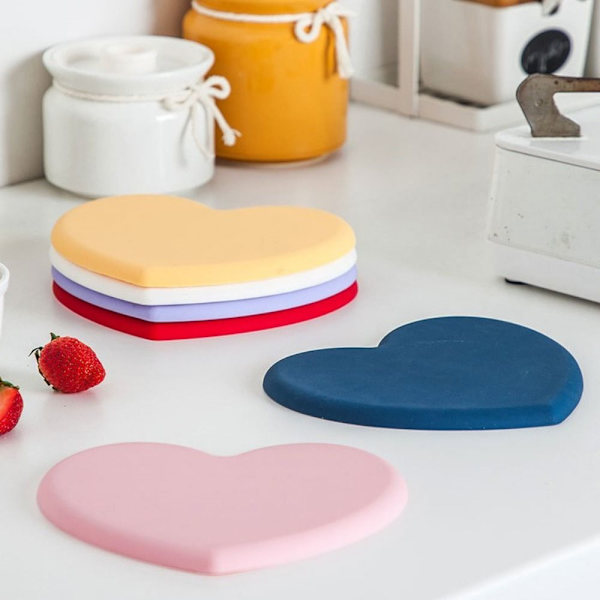 Silikoni Mat Cup Coasters RED red