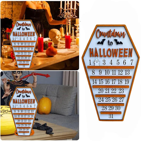 Halloween-laskentakalenteri Adventi kalenteri 2 2 2
