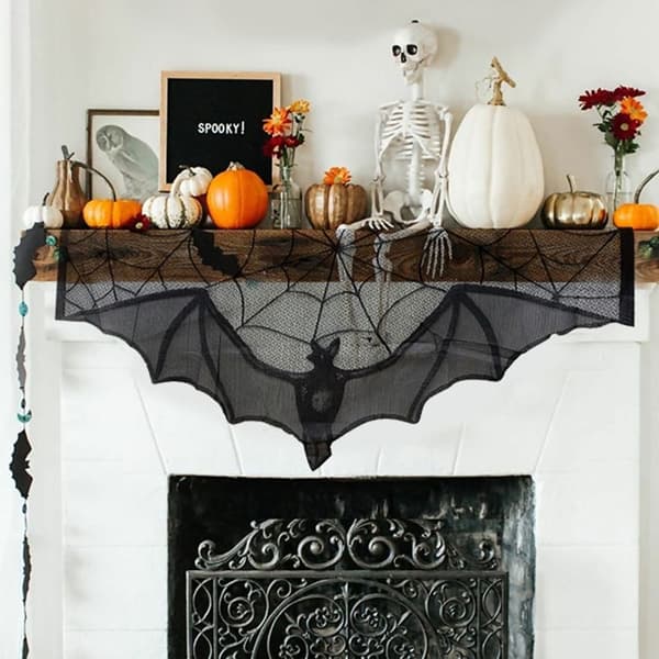 Spindelvævsdug Bat Table Runner STYLE 4 STYLE 4 Style 4
