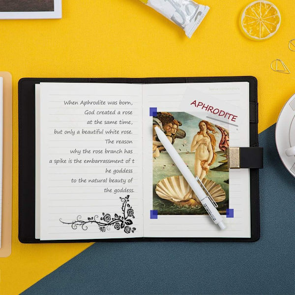 Journal med lås varmfoliestämpling präglad design