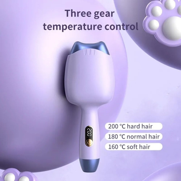 Munarullahiukset Heiluttavat rautaiset hiuskihartimet PURPLE EU PLUG EU PLUG purple EU Plug-EU Plug