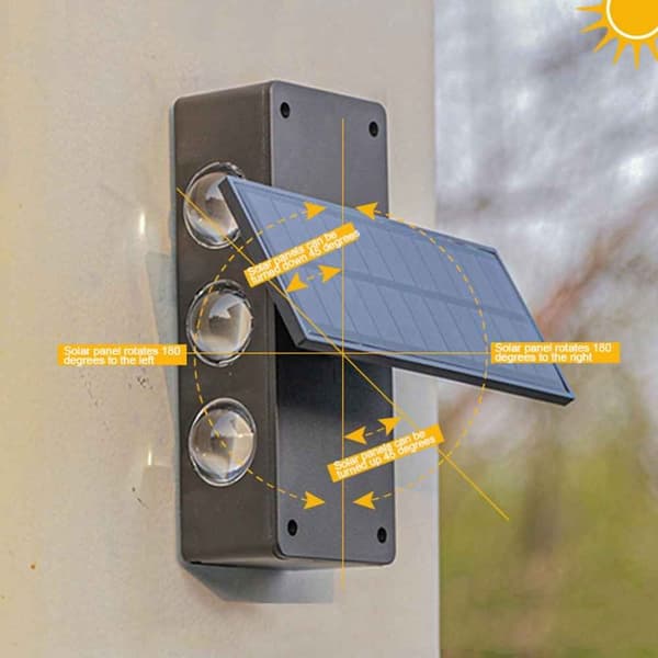 Solar Wall Light Step Light Portaat LED-valot