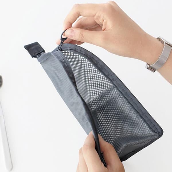 Makeup Brush Bag Kosmetikkveske GRÅ Grey