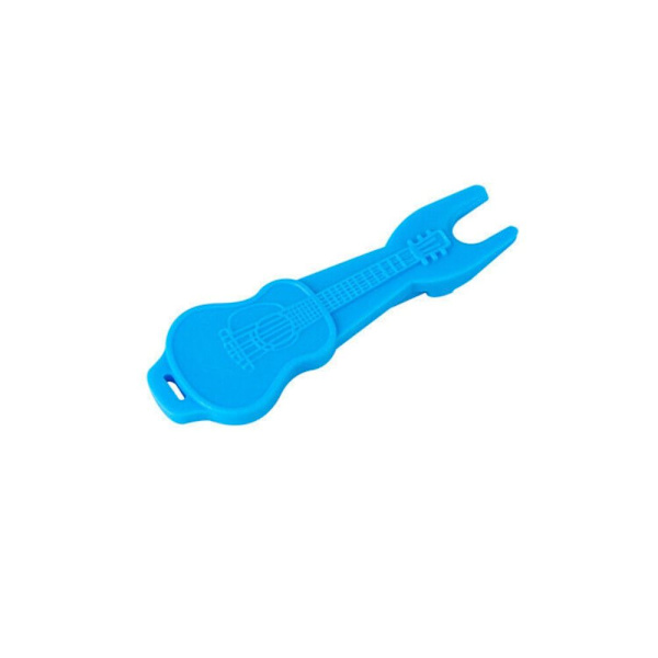 20 Stk Guitar String Picker Fixing Syl Remover BLÅ blue